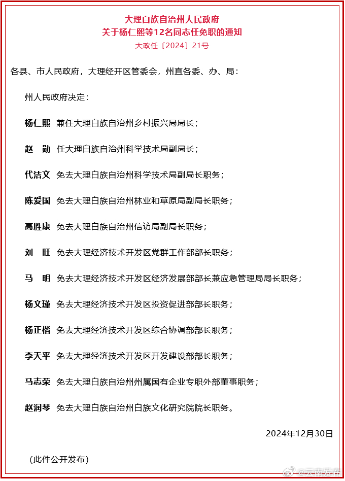 右卫满族镇人事任命最新动态